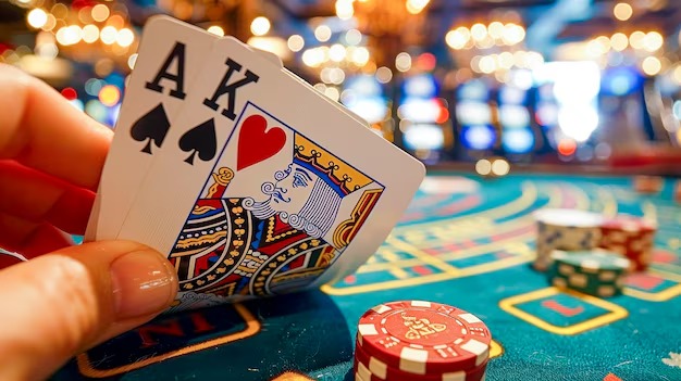 Live blackjack table interface on jeboltogel88 Android app